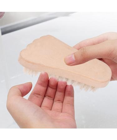 Lurrose Professional Nail Brush - Wood Hand Peeling Brush for Toes & Fingernails | Manicure & Pedicure Cleaning Tool | Nail Art Essentials - Buy Online on GoSupps.com