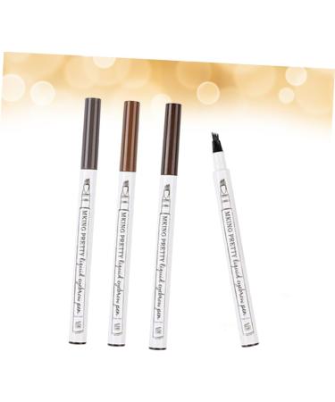 Didiseaon 12 Pcs Waterproof Eyebrow Pen Eyebrow Pen Brow Pencil Liquid Eyebrow Pen Eyebrow Makeup Tool 1 count (Pack of 1) As Shownx3pcs - Buy Online on GoSupps.com