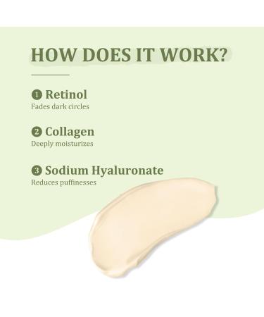 Retinol Eye Cream - Brightening Anti-Aging Eye Stick for Dark Circles & Puffiness | Under Eye Treatment for Men & Women - Buy Online on GoSupps.com