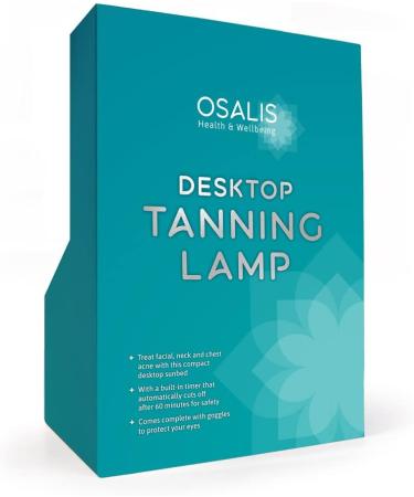 Desktop Home Tanning Lamp to Treat Facial Neck and Chest Acne with this Compact Desktop Sunbed - Buy Online on GoSupps.com