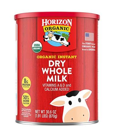 Costco Organic Dry Whole Milk 30.6OZ (1.91lbs) 1.91 Pound (Pack of 1)