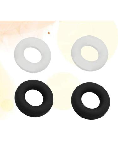 Healifty 10 Pairs Anti-Slide Silicone Ring Ear Hooks for Glasses & Sunglasses - White & Black Accessories for Repair - Buy Online on GoSupps.com