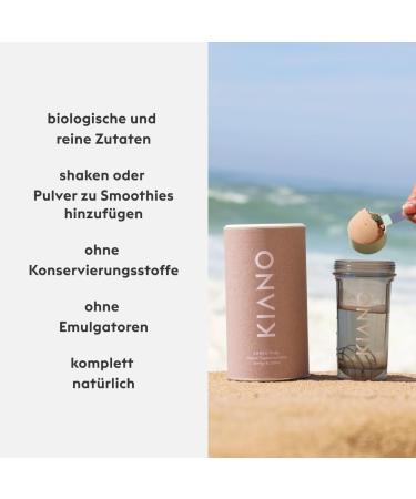 Kiano Vegan Meal Set - High Protein Chocolate Shake Gluten-Free & Organic 825g (279 kcal) - Healthy Meal Replacement - Buy Online on GoSupps.com