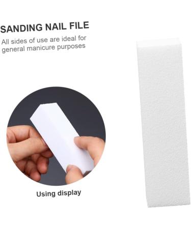 minkissy Finger Nail Files Nail File Kit Nail Sanding Buffer Nail Board Nail Files Board Buffing Block Toenail File Infant Nail File Nail File White Double Sided Tofu Cubes - Buy Online on GoSupps.com