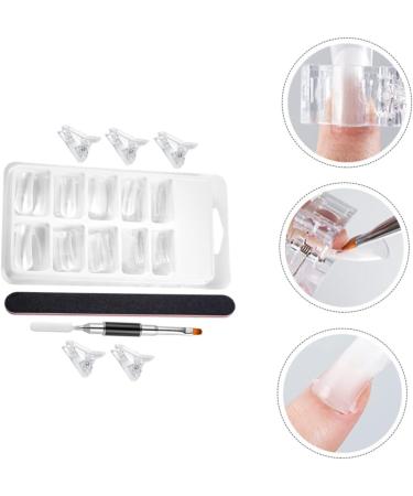 3 Sets Nail Extension Set False Nail Molds Fake Fingernails Diy Nail Art Tool Fake Nail Tips Picker Nail Art Tools Nail Sanding Strip Tools Light Pen Plastic Manicure - Buy Online on GoSupps.com