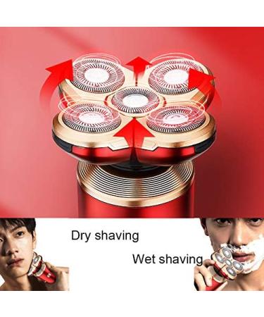 Rasoir lectrique Rasoir lectrique 5 en 1 for Hommes Tondeuse Barbe Rasoir Flottant 5D Machine de Rasage for t te Chauve Rouge - Buy Online on GoSupps.com