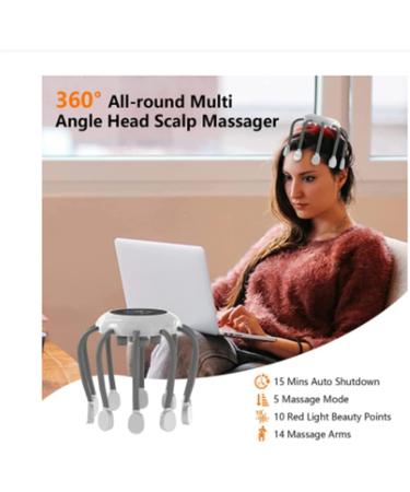 Buy IStovo Octopus Massage Device - 5 Modes 14 Vibrating Styles Leather Head for Stress Relief - International Shipping Available - Buy Online on GoSupps.com