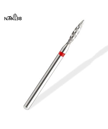 NMKL38 Tornado Flame Diamond Nail Drill Bit 3/32 - Manicure Cutters Rotary Burr Drill Accessories - Buy Online on GoSupps.com