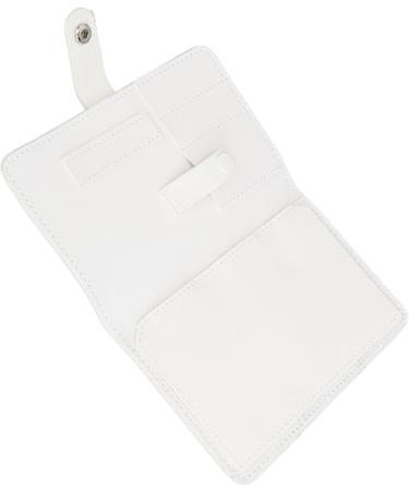 Nail Tip Container Bag Portable 37 Slot PU Nail Drill Bit Organizer Bag for Salon (White) - Buy Online on GoSupps.com