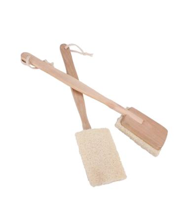 DOITOOL Long Handle Bath Brush - Natural Loofah Spa Exfoliating Scrubber - Buy Online on GoSupps.com