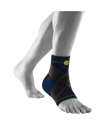 Bauerfeind Sports Ankle Support - Medium/Right Black | Breathable Compression - Buy Online on GoSupps.com