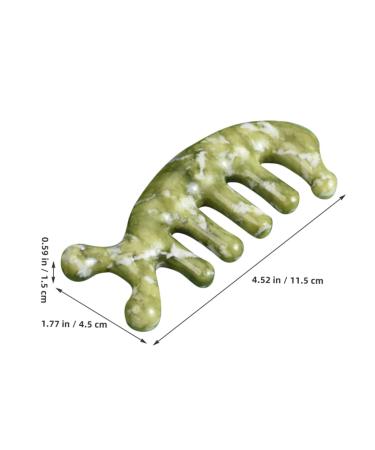 Shop Healvian 4-Piece Jade Massage Comb Set - Creative Massage Tools for Relaxation | International Shipping Available - Buy Online on GoSupps.com
