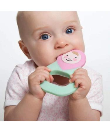 Anneau de dention Silicone "Baby Rosa"