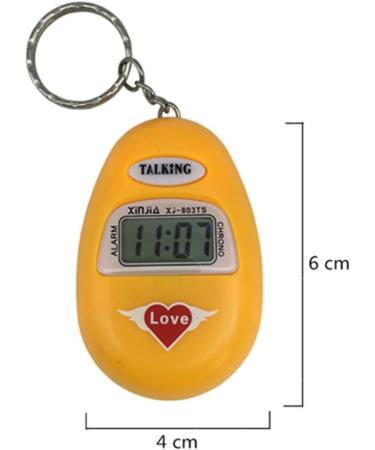 VISIONU Keychain Talking Clock | LCD Alarm & Voice Function - Ideal International Gift! - Buy Online on GoSupps.com