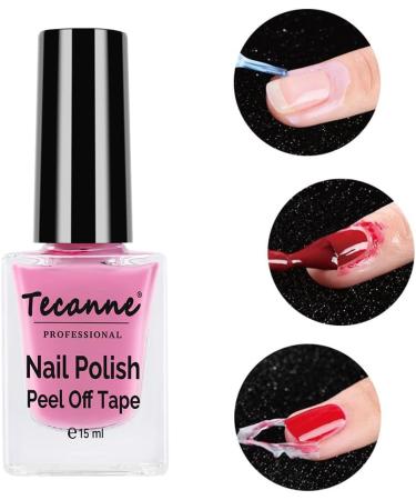 Peel Off Liquid Latex Nails - Pink 15ml Nail Polish Base Coat & Cuticle Guard - Buy Online on GoSupps.com