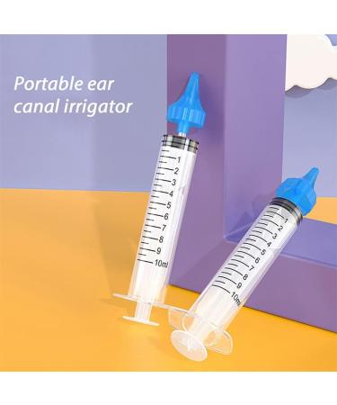 Ear Wax Cleaner Syringe - 1PC 10ML Ear Irrigation Tool for Adults & Children - Buy Online on GoSupps.com