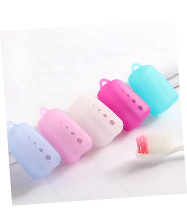 FRCOLOR 30 Pcs Travel Toothbrush Covers - Portable Food Grade Silicone Caps for Universal Electric Toothbrushes - Buy Online on GoSupps.com