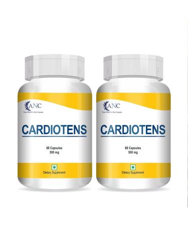 YANG CARDIOTENS with Arjuna Extract & Moringa Extract Heart Health Supplement Veg (60 Capsules) for Men & Women -Pack of 2