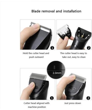 Buy 360 Degree Smart Hair Clippers for Men Electric Hair Clipper Kit with LCD Display & Charging Station - Buy Online on GoSupps.com