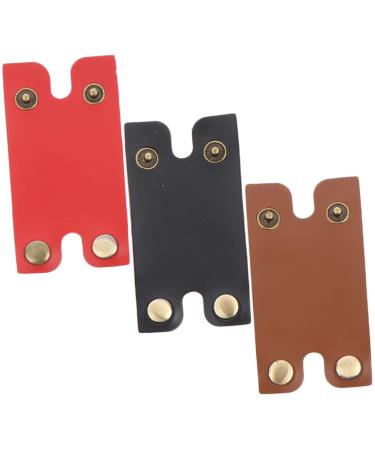 Dressoos 3st Razor Fall Razor Pocket Leather Razor For Men Protection Shuff for the Manual Razor Razor Razor Cover Etui For Manual Razor Men Razor Accessories