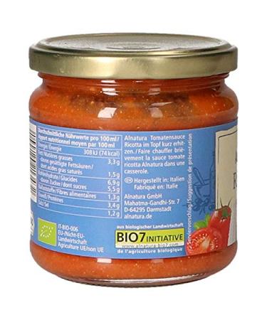 Alnatura Tomato Sauce with Ricotta 350 ml - Premium Italian Flavor | Shop Internationally - Buy Online on GoSupps.com