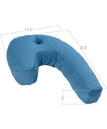 Dr. Cole Memory Foam Side Sleeper Pro Pillow - Contour Body Support for Neck, Shoulder, and Back Pain Relief - Buy Online on GoSupps.com