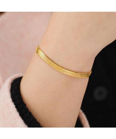 JiAggo Frida Magnetic Lymphatic Cleansing Bracelet - Adjustable Gold Magnetic Bracelet for Lymphatic Drainage - Buy Online on GoSupps.com