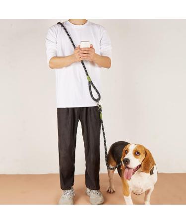 Pawstrip Hands-Free Dog Leash | Dual Waist & Crossbody Rope for 2 Dogs | Reflective & Durable Nylon | Heavy Duty Leash for Hiking & Running | Medium to Large Dogs (Multicolor) - Buy Online on GoSupps.com