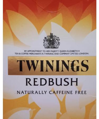  Redbush by Twinings UKB Twinings Redbush Pack of 40 Naturally Wrapped Caffeine-Free Tea Bags - Buy Online on GoSupps.com