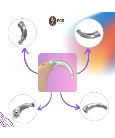 FCS Hearing Devices Ear Hook for A&M STF P T3 BTE - Durable Easy Install Replacement Accessory | Anti-Howling Design | International Shipping Available - Buy Online on GoSupps.com