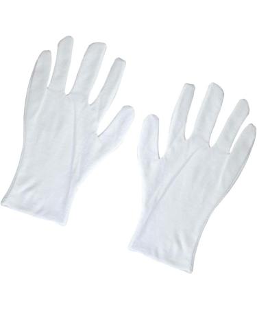 MAGICLULU Cotton Work Gloves 12 Pairs Factory Gloves Cotton Gloves Lengthen Work White Gloves White Work Gloves - Buy Online on GoSupps.com