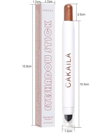 Go Ho Shimmer Cream-to-Powder Eyeshadow Stick - Waterproof 2-in-1 Taupe Shimmer Eyeshadow Pencil Crayon for Easy Application - Buy Online on GoSupps.com