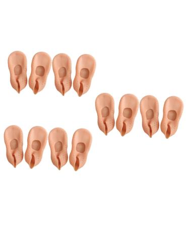 Beaupretty 6 Pairs Silicone Heel Protectors Plantar Inserts spa Gel Socks Heel Protectors for high Heel Shoes Silicone moisturizing Socks Non Slip Socks Sole of Foot Heel Cover