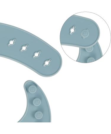 Set of 6 Baby Feeding Set Silicone Baby Tableware Set Food Grade Infant Dinnerware Set BPA Free Baby Led Weaning Supplies Non-Slip Self Feeding Utensils with Silicone Suction Bowls&Adjustable Bib&Divided Plates&Fork&Soft Spoon&Soup Spoon for Toddlers Infa - Buy Online on GoSupps.com