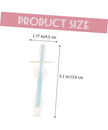 Minkissy 4-Piece Baby Toothbrush Set - Soft Manual Toothbrushes for Kids & Pets | Travel-Friendly Character Designs for Gentle Teeth Cleaning - Buy Online on GoSupps.com