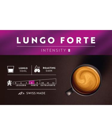  Caf Royal Caf Royal Lungo Forte Coffee Capsules Coffee Pods with Nespresso Machines Intense Flavor (Pack of 100) - Buy Online on GoSupps.com
