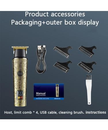 Premium Rechargeable Hair Clippers for Men - Electric Beard Trimmer & Salon Styling Tools - Buy Online on GoSupps.com