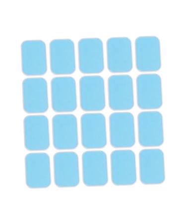 Partykindom 20 pieces leaf fitness matte fitness pads muscle stimulator pads hydrogel pads gym polster gynastic mat replacement gel pads gel pads for belly hydrogel patch adhesive 20pcs as shown