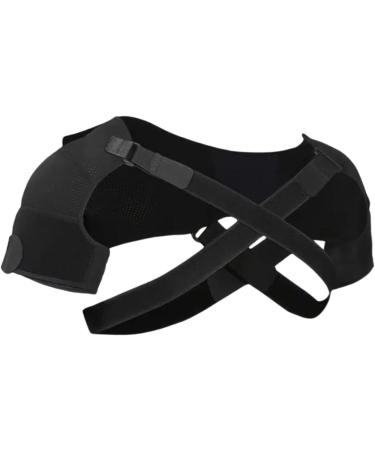 SUWIAKLALL Premium Double Shoulder Brace Protector for Men Women Adjustable Chest Harness for Enhanced Support Black L 1Set 1Set Black L - Buy Online on GoSupps.com