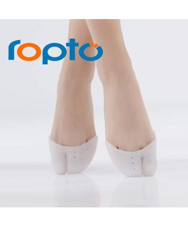 2 Pairs Gel Toe Cap Protectors - Forefoot Cushioning & Big Toe Protection - Prevent Calluses & Blisters - Soft Silicone Ballet Dance Shoe Pads with Breathable Hole - Buy Online on GoSupps.com