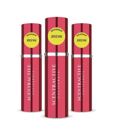 CA Perfume Impression of Jerseyan For Women Replica Version Fragrance Dupes Concentrated Long Lasting Eau de Parfum Spray Refillable Atomizer Bottle 0.17 Fl Oz/5ml-X3 CHNL JERSEYAN IMPRESSION 0.51 Fl Oz (Pack of 1)