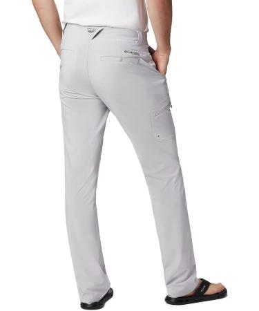 Columbia Men's Terminal Tackle Pant Cool Grey 42W x 30L - Big | High-Performance Fishing Pants - Buy Online on GoSupps.com
