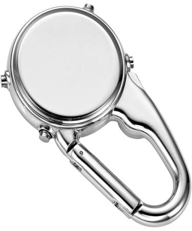Clip-on Digital Carabiner Watch | Waterproof, Shockproof, Glow in The Dark | Alarm, Date, Week | Outdoor Sports Accessory | White - Buy Online on GoSupps.com
