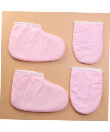 minkissy 2 Pairs Paraffin Wax Gloves Dry Hands Gloves Paraffin Wax Mittens Bath Mitt Heated Glives Mittens Kids Beauty Gloves Paraffin Wax Warmer Mittens Thermal Heated Mitt Product Care - Buy Online on GoSupps.com