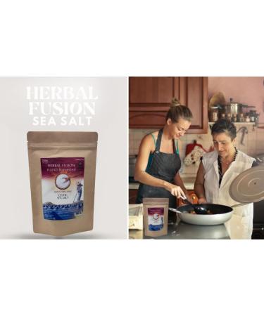 Herbal Fusion Sea Salt Flakes Hand Harvested Kosher Salt 100% Natural Perfect for Grinding and Sprinkling Resealable Bags 8OZ (210) - Buy Online on GoSupps.com