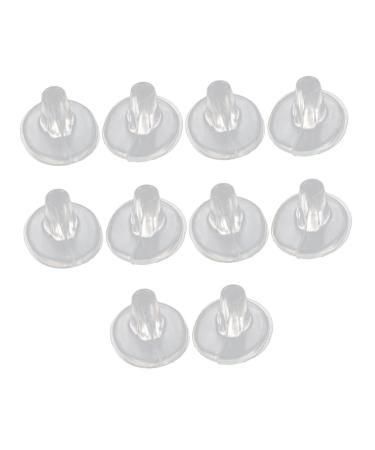 Clear Jel 5 Pairs Front Pad Clear Sandals Sandal Toe Cushions Sandal Thong Protectors Toe Padding Sandal Toe Protectors Gel Toe Protectors Toe Guards for Big Toe Gel Pad Non-