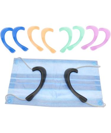 Healvian 8 Pairs Silicone Ear Protection Hooks & Ear Pads for Masks - Adjustable Hearing Protection & Comfort Cable Extensions - Buy Online on GoSupps.com