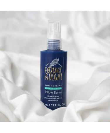 Feather & Down Pillow Spray Duo Set - Sweet Dreams & Breathe Well (50ml each) | Peaceful Sleep | Cruelty Free & Vegan - Buy Online on GoSupps.com