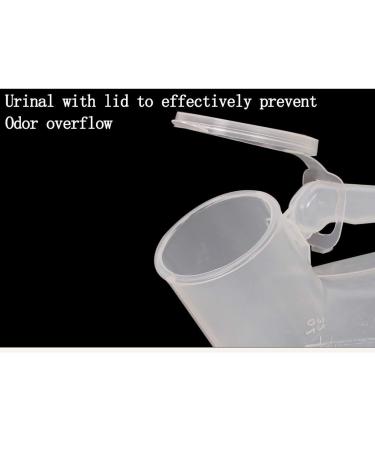 Mobile Toilet Potty Pee Urine Bottle Urinal Men's Urinal 1000Ml Thick Plastic Men's Potty Bottle with Screw - Buy Online on GoSupps.com