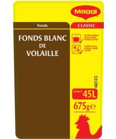 MAGGI Professional White Dehydrated Poultry Fund - Dehydrated Base - Sauce - Cooking Base - Box of 675 g for 22.5 L to 45 L o - Buy Online on GoSupps.com